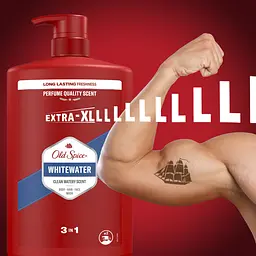 Гель для душу та шампунь Old Spice 3 в 1 Whitewater 1 л - мініатюра 9
