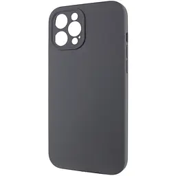 Чохол Silk Full Camera Protective (AA) NO LOGO для Apple iPhone 12 Pro (6.1") Сірий / Dark Gray - мініатюра 3