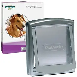 PetSafe Staywell Original дверці для котів і собак середніх порід до 18 кг. сірий 352Х294мм