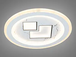 Світильник стельовий LED Diasha 6017-300, 48W, 3000K, білий акрил, сучасний стиль, діаметр 30 см, IP20, 2640 лм - мініатюра 2