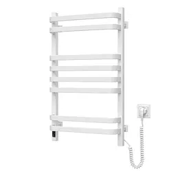 Електрична рушникосушка Navin Stugna 480x800 Sensor права біла 12-028153-3680, Білий, Праве, Електронний - мініатюра 2