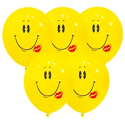 Кулька повітряна латексна з принтом 30 см (25) Smile, IDEA7-PB-33 - мініатюра 2