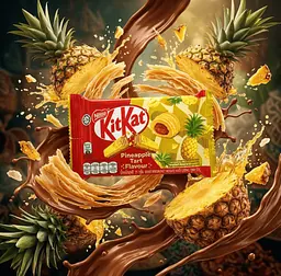 Шоколадний батончик Kit Kat Pineapple Tart Flavour 35 г - мініатюра 4