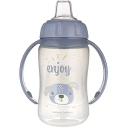 Кружка тренувальна Canpol babies Cute Animal з силіконовим носиком 320 мл синя (56/512_blu2) - мініатюра 2