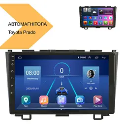 Автомагнітола XPRO штатна Toyota Prado 120 2004-2009 9 Android 10.1 4/32 чорний (MER-14143_5649) - мініатюра 2