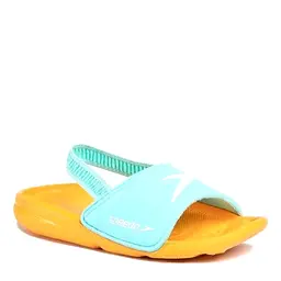 Шльопанці Speedo Learn To Swim Slide Iu 25.5 Помаранчеві/Блакитні (1000-8-11299D719-25,5) - мініатюра 2