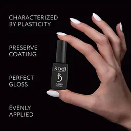 Верхнє покриття гель Kodi Professional Rubber Top Gel 8 мл - мініатюра 3