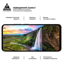 Захисне скло на Motorola G17 Power 4G/G17 4G з олеофобним покриттям, Pro, повне проклеювання, антистатичний і пиловідштовхуючий шар, 9H, самоклеючеся, 2.5D, на весь екран, антистатичний клей, ArmorStandart (ARM91051) - мініатюра 5