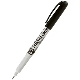 Маркер Centropen Textile Liner 2639, 0.6-0.8 мм чорний (2639/01) - мініатюра 2