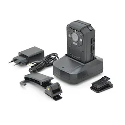 Нагрудний відеореєстратор А4, кут огляду 170°, Дисплей 2”, GPS/WIFI Слот під SD карту, Відео-2K/30fps,Фото-48Мп, IP68, APP, підвертка ИК/LED, акб 2600 мАг, 95х60х35мм - мініатюра 4