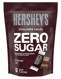 Шоколадні цукерки Hershey's Zero Sugar Chocolate Candy 144г