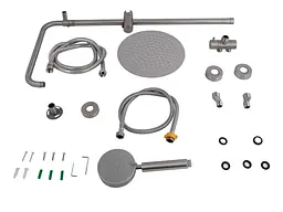 Душова система універсальна Lidz Aria 1120, Nickel (k35) LDARI1120NKS46112 - мініатюра 7