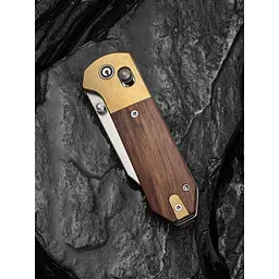 Ніж складаний кишеньковий Civivi Yonder Clip Point (7.3 см) 14C28N / Wood and Brass натуральний - мініатюра 11