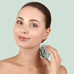 Масажер для обличчя GESKE Sonic Cool&Warm Face and Body Massager 9в1 Green (HB0202) [176786] - мініатюра 6