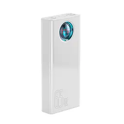 Зовнішній акумулятор Baseus Amblight Digital Display 65W 30000 mAh білий PPLG-A02 - мініатюра 4