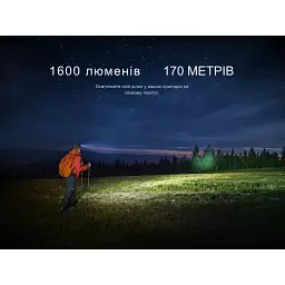 Налобний ліхтар Fenix алюмінієвий, 88х45х45 мм, білий/червоний - мініатюра 8