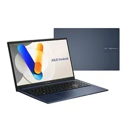 Ноутбук 15" VivoBook 15 X1504VA-BQ2527 Quiet Blue 15.6" (1920x1080, IPS, 60Hz) , Intel Core i3-1315U (6x1.2-4.5GHz), 8GB DDR4, SSD 512GB Asus teh0020004 - мініатюра 4