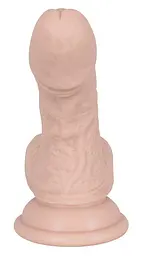 Фалоімітатор You2Toys Silicone Dildo Size S 14.5 см тілесний - мініатюра 6