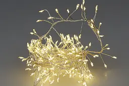 Світлодіодна дротяна гірлянда OK Led Крапелька роси Їжачок 2.5 м 50 Led Батарейки Warm White - мініатюра 5