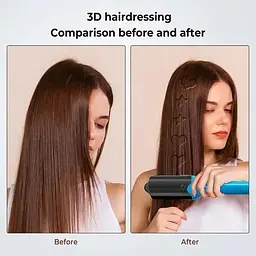 Плойка-випрямляч для волосся зі змінними насадками HAIR STYLE XL-619 Праска з керамічним покриттям - мініатюра 7