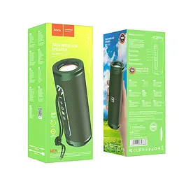 Портативна акустика Hoco Dazzling pulse sports BT speaker HC9 зелена - мініатюра 2