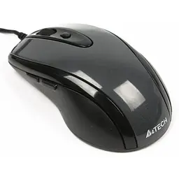 Миша A4Tech N-708X USB glossy grey - мініатюра 3