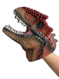 Іграшка на руку Dino Toys Динозавр червоно-коричневий
