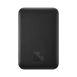 Зовнішній акумулятор Baseus Magnetic Mini Air Wireless Fast Charge Power Bank 6000mAh 20W чорний (P10059002113-00)