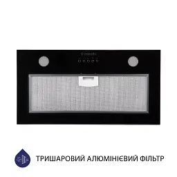 Витяжка повновбудована Minola HBI 5262 BL GLASS 700 LED - мініатюра 8