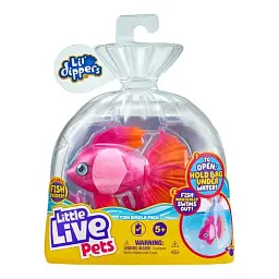 Интерактивная игрушка Little Live Pets S4 Рыбка Марина-балерина розовая, оранжевая