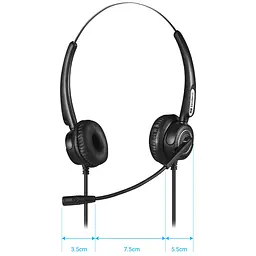 Гарнітура Sandberg Office Headset Pro Stereo ,USB, Black - мініатюра 3