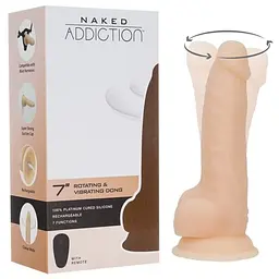 Вибратор Addiction Naked - 7, 17,8 см