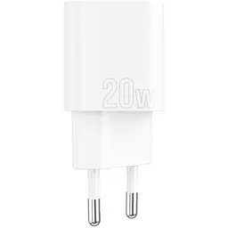 Мережевий зарядний пристрій Proove Silicone Power Plus 20W USB-C/USB-A White (WCSP2011002) [130278] - мініатюра 2