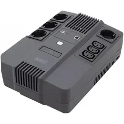 Лінійно-інтерактивний ДБЖ Digitus All-in-One 600VA/360W LED (DN-170110) - мініатюра 3