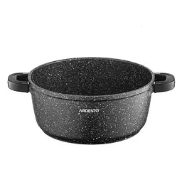 Каструля Ardesto зі скляною кришкою Gemini Anzio 3.1л алюміній чорний kuh0014743 - мініатюра 2