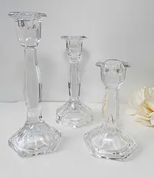 Свічник "Королева" h15.D9cm, 24 шт/ ящ, 8030-361
