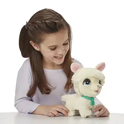 Інтерактивна іграшка Furreal Friends Hasbro Великий вихованець на повідку Лама (E8728) - мініатюра 3
