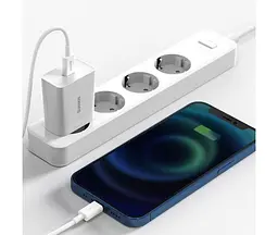 Мережевий зарядний пристрій Baseus Speed Mini PD Charger 20W (CCFS-SN02) White [67420] - мініатюра 9