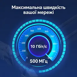 Патч-корд Ethernet Vention 0,5 м RJ45 штекер на RJ45 штекер Cat6A до 10 Гбіт/с з поворотним кутовим роз’ємом тонкий кабель діаметром 3,8 мм UTP провідники з безкисневої міді чорний (IBSBD) - мініатюра 10