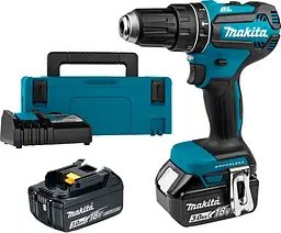 Дриль-шуруповерт Makita DHP485RFJ 18V 2x3Ah [89339] - мініатюра 6