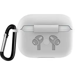 Чохол BeCover Silicon Protection для Apple AirPods Pro White (704505) - мініатюра 2