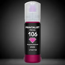 Чорнило PRINTALIST 105 для Epson L7160/7180 70г Magenta водорозчинне (PL106M) - мініатюра 6