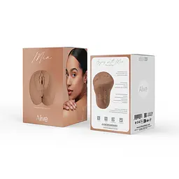 Мастурбатор Alive Mia Super Realistic Masturbator XL Caramel Alive SX1707 102691 - мініатюра 9