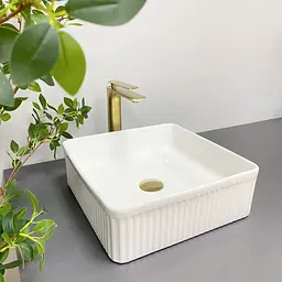 Умивальник VBI Bolzano white накладний VBI-013800, Білий - мініатюра 1