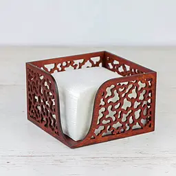 Дерев'яна серветниця VANZA BLOT mahogany - мініатюра 5
