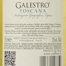 Вино Ruffino Galestro, біле, сухе, 12%, 0.75 л - мініатюра 3