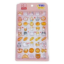 Набір 3D-наліпок Тики затишок Tiki Wiki 51422 серії Crystal