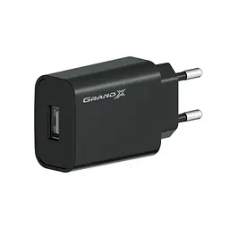 Зарядний пристрій Grand-X QC 3.0, швидке заряджання, 22.5 Вт, 1.5 А, USB (CH-550B)