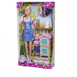 Ляльковий набiр Simba Toys Штеффi Сiм'я кроликiв з аксесуарами (5733667) - мініатюра 5