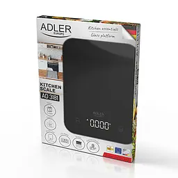 Ваги кухонні Adler AD 3181 black - мініатюра 9